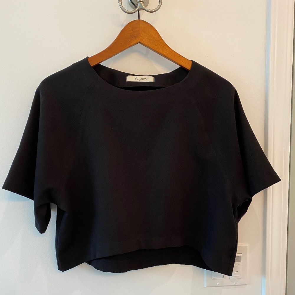 Black Crop Top